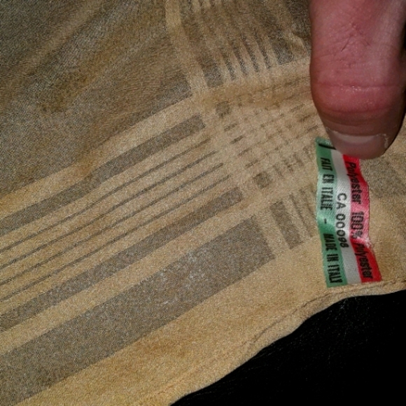 Italian Made Scarf/Wraf/Head Band - Picture 1 of 6